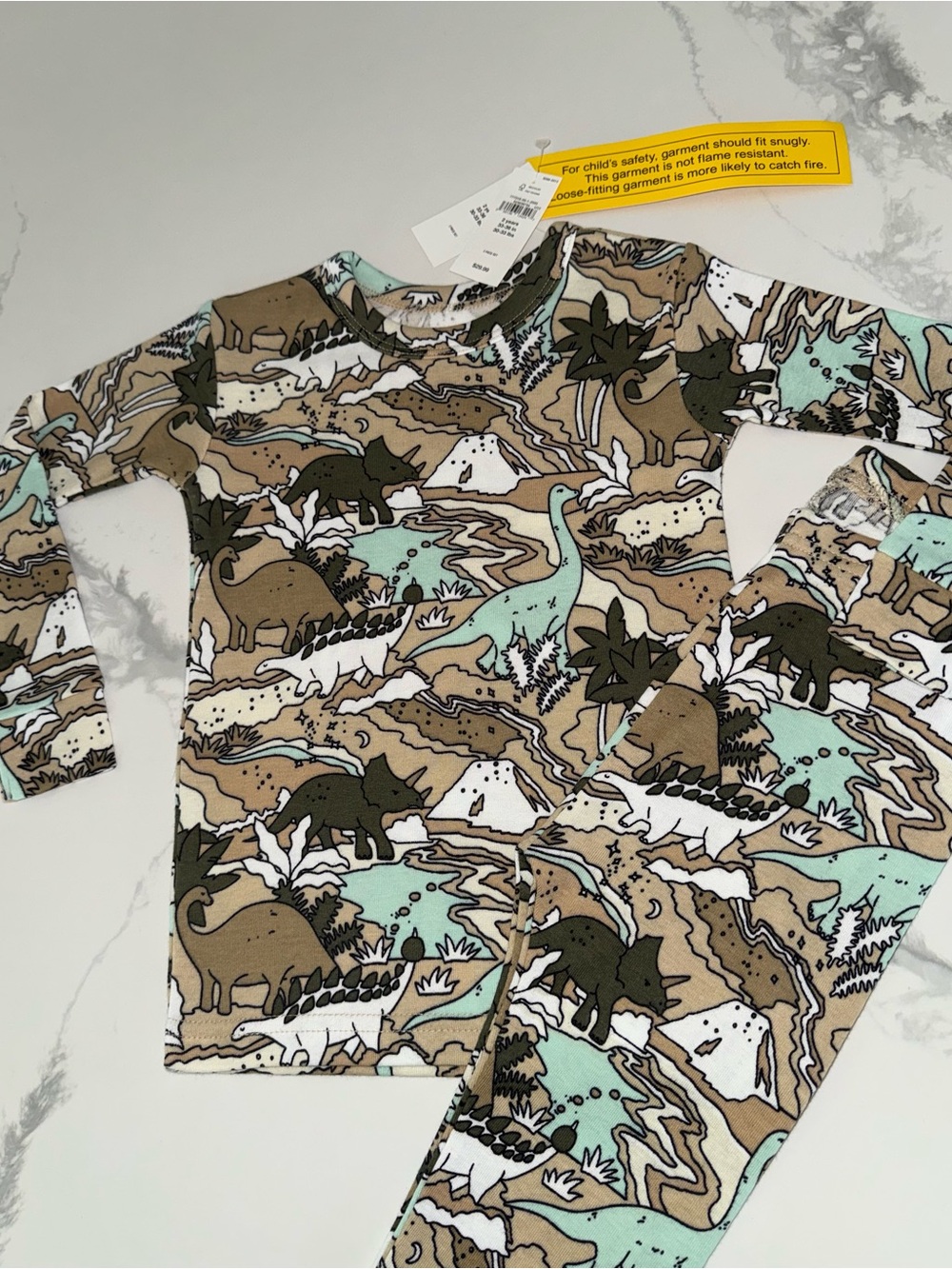 GAP Toddler Boys’ Dinosaur Pajamas 2T NEW